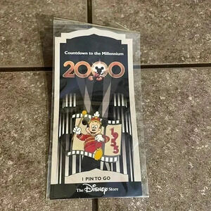 Disney Countdown to Millennium Mickey Trading Pin 1 Pin To Go Collectible 2000